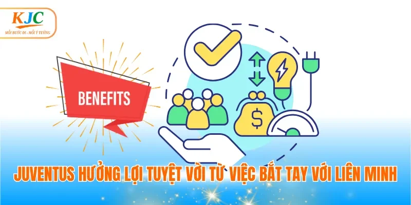 Juventus hưởng lợi tuyệt vời từ việc bắt tay với liên minh